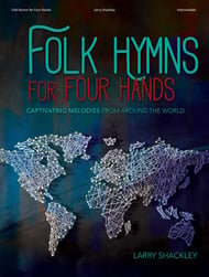 Folk Hymns for Four Hands piano sheet music cover Thumbnail